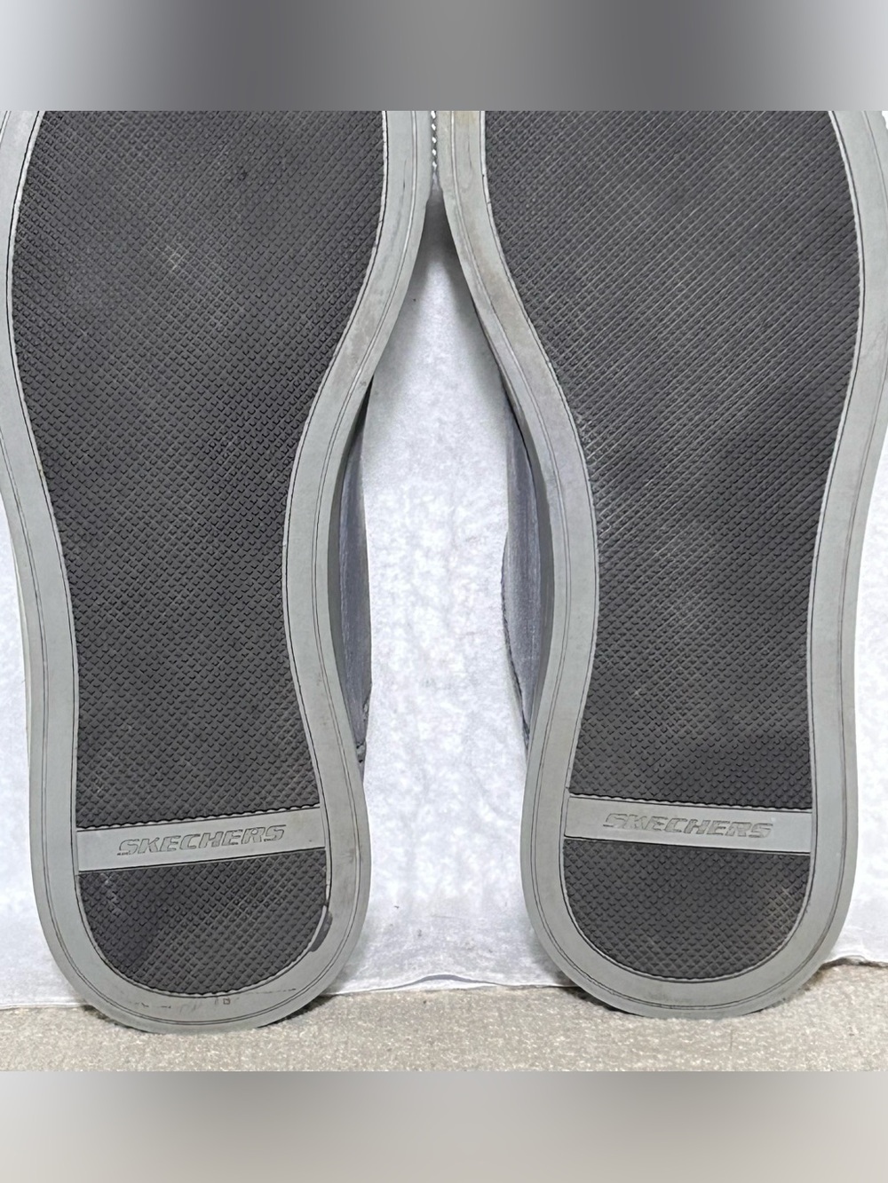 Skechers Mens Grey Volden Fandom Casual Leather Fashion Sneakers Shoes SZ US 9 - Picture 10 of 11